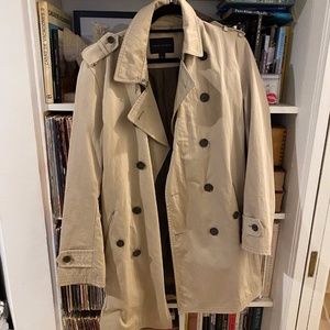 trench coat  banana republic mens small